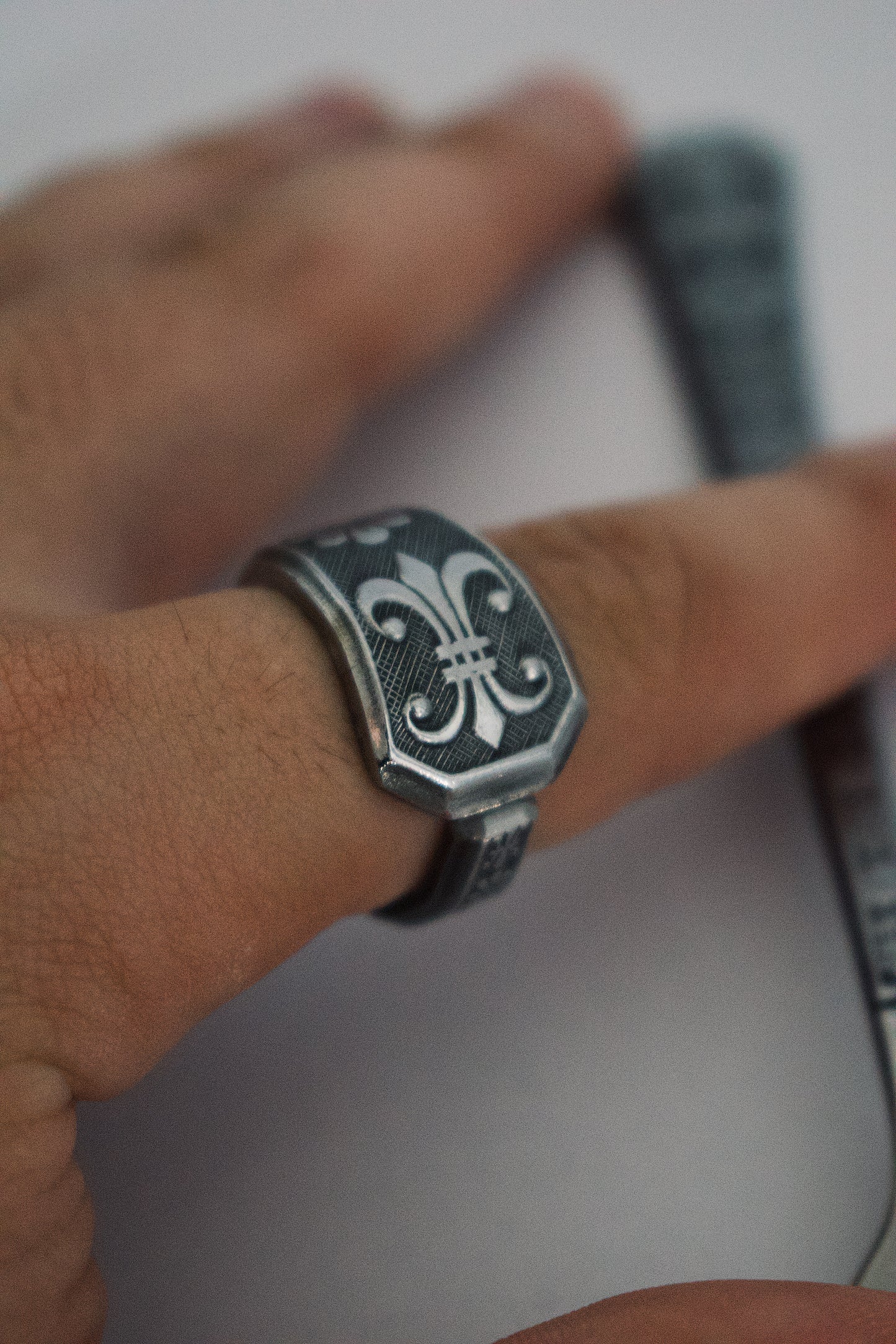 Fleur De Lis | Spoon Ring