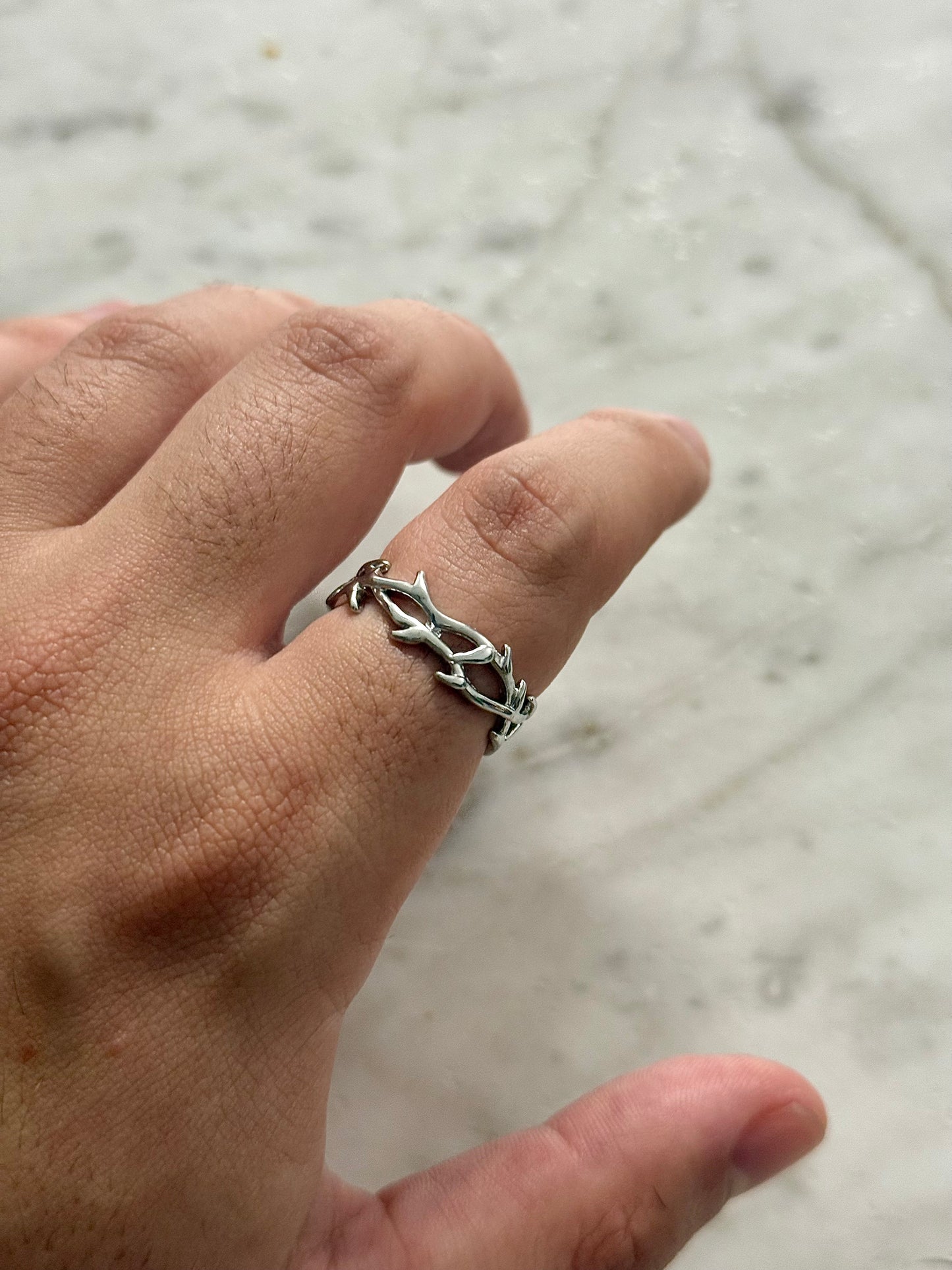 Crown of Thorns - Adjustable Ring
