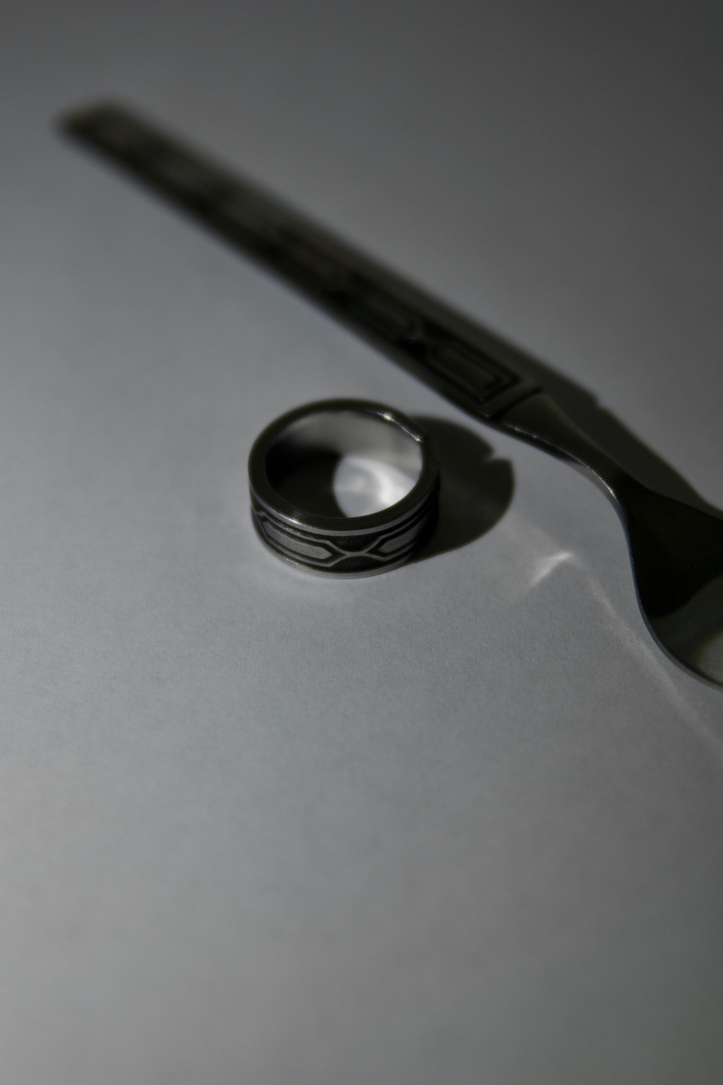 Tribal Parallel | Spoon Ring