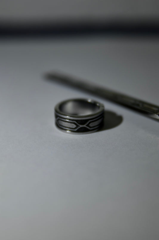 Tribal Parallel | Spoon Ring