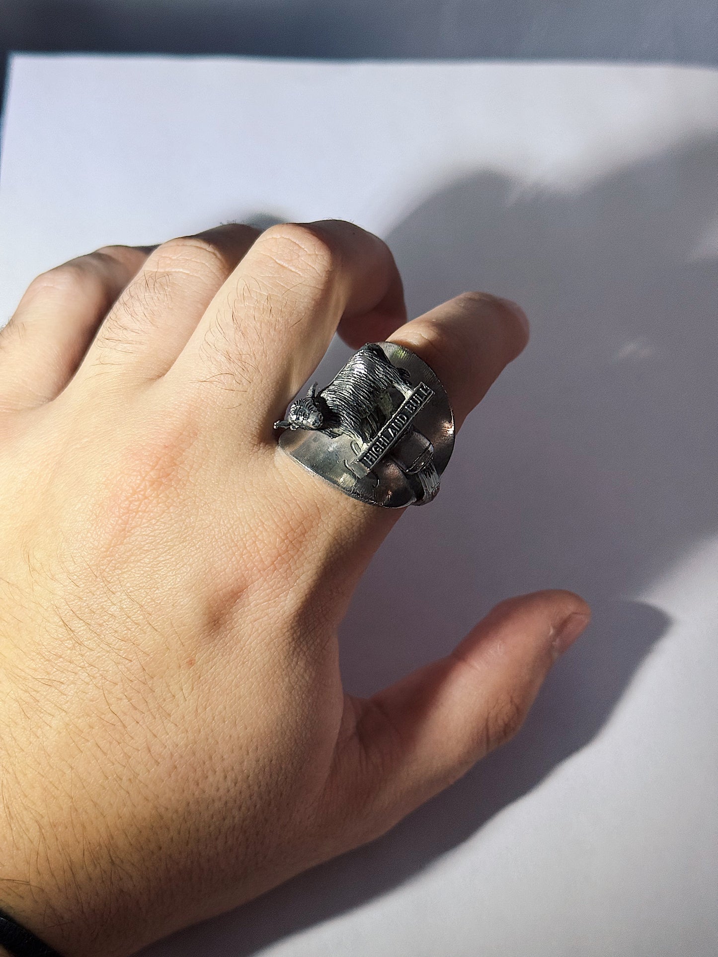 Highland Bull | Spoon Ring