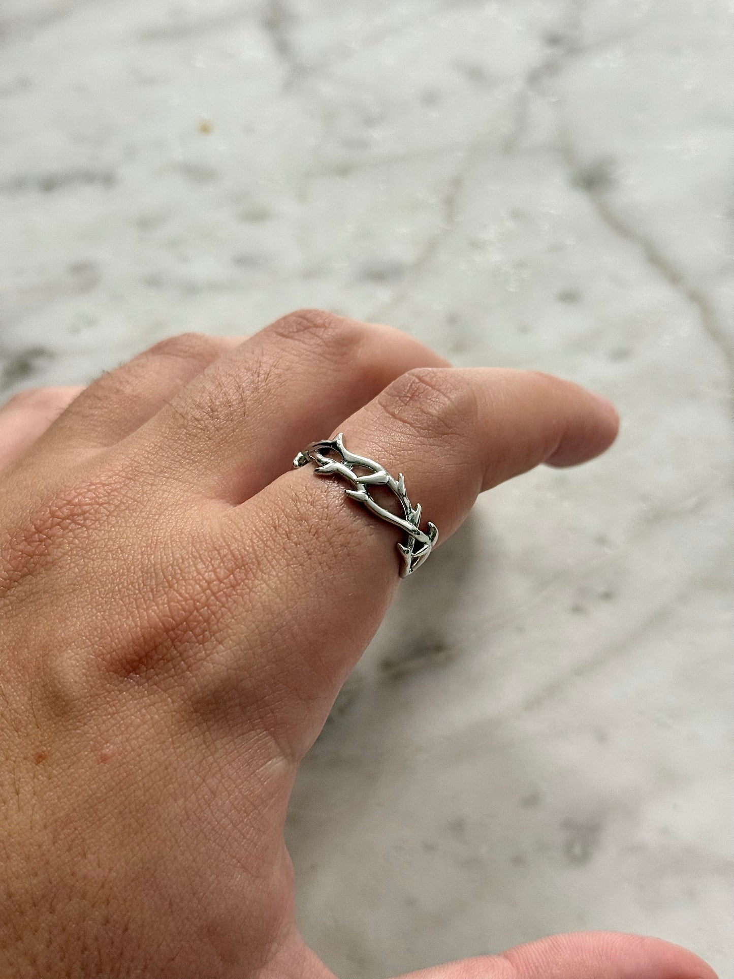 Crown of Thorns - Adjustable Ring
